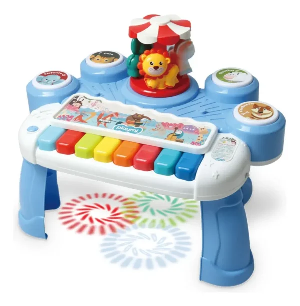 Mesinha Musical Infantil Carrossel Bichinhos Luz E Som – Cardoso