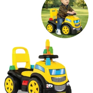 TRUCK IN RIDE ON AMARELA CAIXA INDIVIDUAL