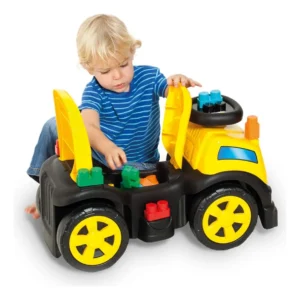 TRUCK IN RIDE ON AMARELA CAIXA INDIVIDUAL