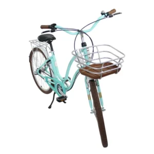 Bicicleta Aro 26 Nathor Retrô Antonella Verde Acqua