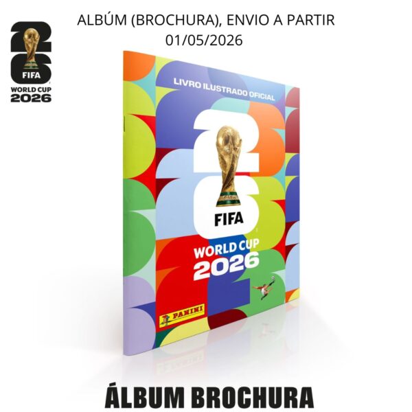 Album Capa Brochura FIFA WORLD CUP 2026 PANINI Copa do Mundo 2026