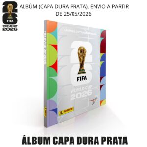 Album Capa Dura Prata FIFA WORLD CUP 2026 PANINI Copa do Mundo 2026