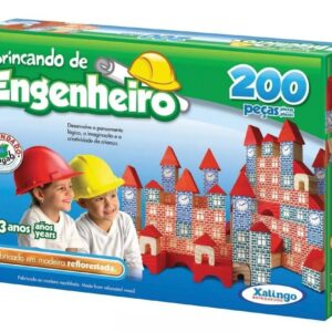 Brincando De Engenheiro – Nº6 Blocos de Montar 200 Peças Xalingo 53065