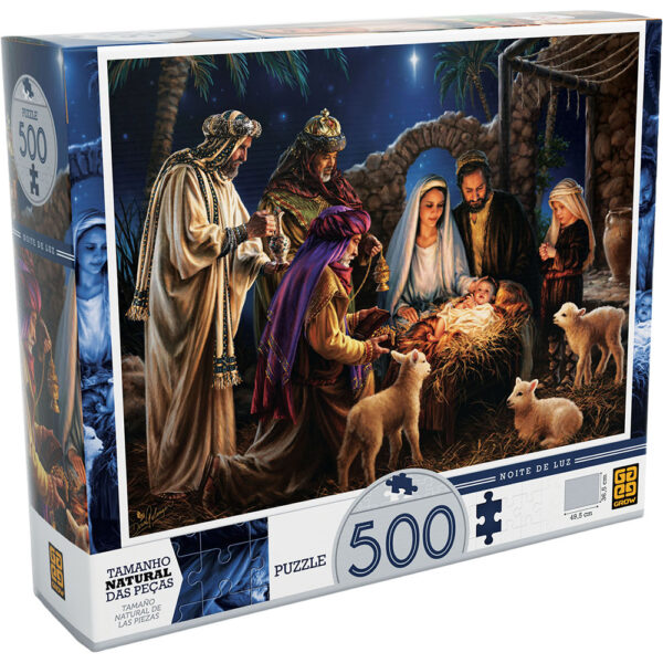 Quebra Cabeça Puzzle 500 Peças Noite de Luz – Grow 02894