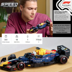 Lego Speed Champions 77243 – Carro de Corrida Oracle Red Bull Racing RB20 F1®