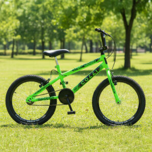 Bicicleta Infantil Colli Max Boy Cross Aro 20 Modelos Bmx – Verde Neon