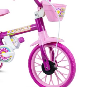 Bicicleta Infantil Aro 12 Nathor Flower 12