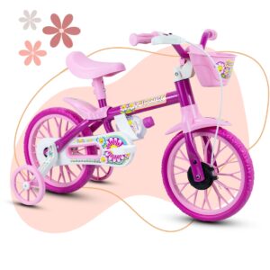 Bicicleta Infantil Aro 12 Nathor Flower 12