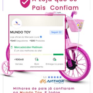 Bicicleta Infantil Aro 12 Nathor Flower 12