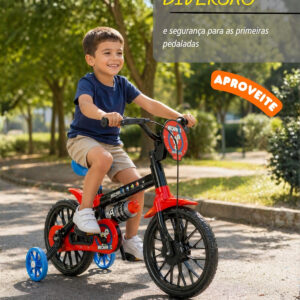 Bicicleta Infantil Aro 12 Nathor Mechanic 2