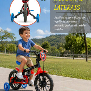 Bicicleta Infantil Aro 12 Nathor Mechanic 2