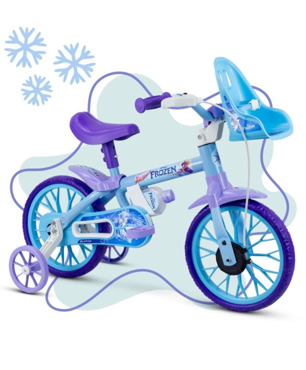 Bicicleta Infantil Aro 12 Nathor Frozen