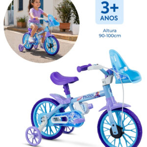 Bicicleta Infantil Aro 12 Nathor Frozen
