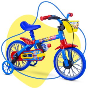 Bicicleta Infantil Aro 12 Nathor Patrulha Canina