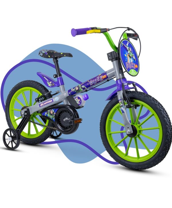 Bicicleta Infantil Aro 16 Nathor Buzz Toy Story
