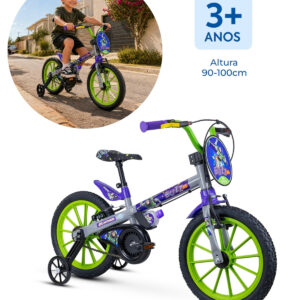 Bicicleta Infantil Aro 16 Nathor Buzz Toy Story