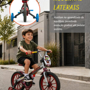 Bicicleta Infantil Aro 16 Nathor AVENGERS