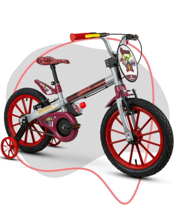 Bicicleta Infantil Aro 16 Nathor AVENGERS