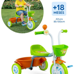 Triciclo Infantil Nathor De Alumínio Little Fox