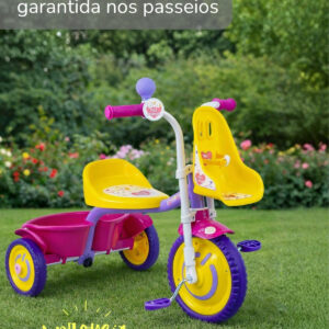 Triciclo Infantil Nathor De Alumínio Pet Friends