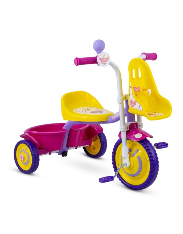 Triciclo Infantil Nathor De Alumínio Pet Friends