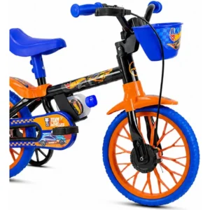 Bicicleta Infantil Aro 12 Nathor Hot Wheels 2