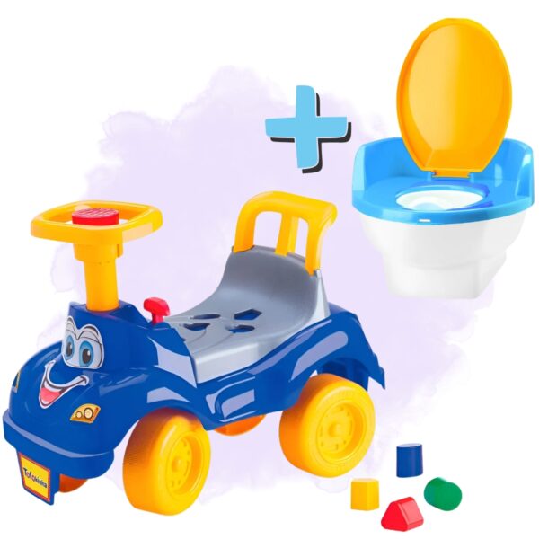 Andador Totokinha Cardoso + Pinico Baby Land Pipinico