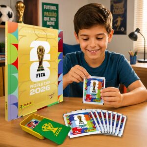 Album Capa Dura Ouro FIFA WORLD CUP 2026 PANINI Copa do Mundo 2026 – Dourado