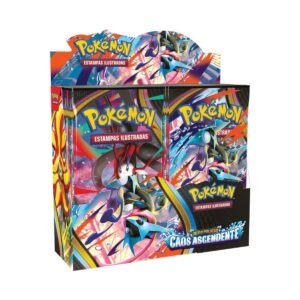 PACOTE DE BOOSTER DE MEGAEVOLUCAO CAOS ASCENDENTE pacote com 36  Booster Pokemon