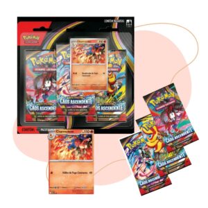 Pokemon Mega Evolução 19 Cartas Caos Ascendente