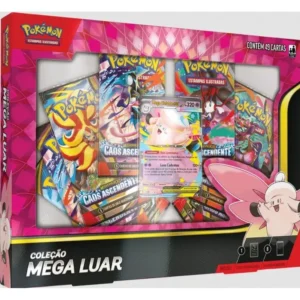 Box Pokémon Tcg Coleção Mega Luar Mega Clefable Ex – Copag