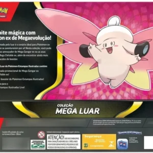 Box Pokémon Tcg Coleção Mega Luar Mega Clefable Ex – Copag