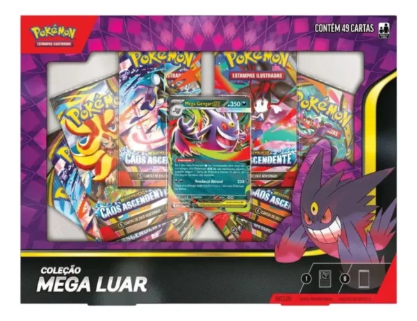 Box Pokémon Tcg Coleção Mega Luar Mega Gengar Ex – Copag