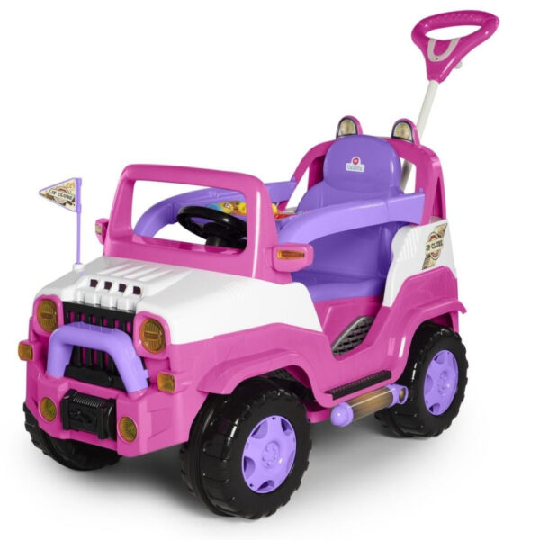 Carrinho de Passeio Infantil com Pedal – Diipi Menina – Calesita 1028-site
