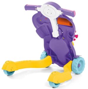 Andador Didático 2 em 1 Bebê Piloto Roxo – Calesita Tateti Lilás Sortido 0888