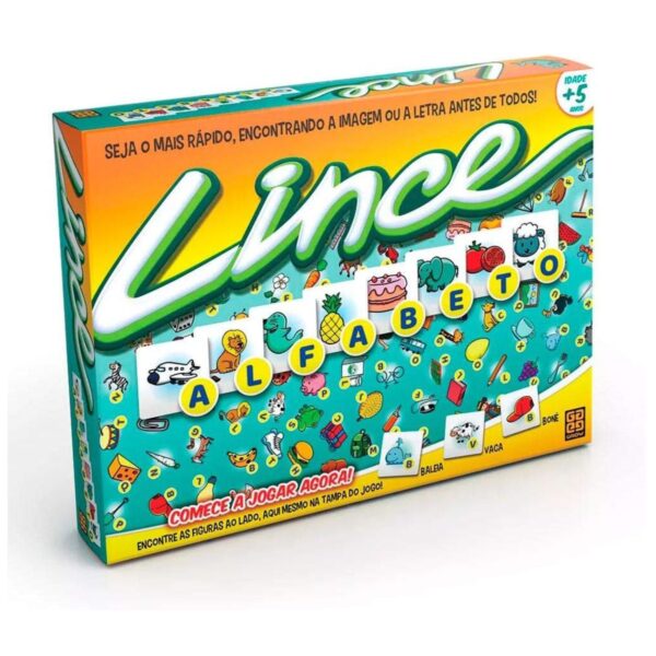 Jogo Lince Alfabeto Tabuleiro – Grow 03448