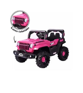Carro Elétrico Infantil Jipe Off-road 12v Rosa – Zippy Toys
