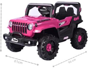 Carro Elétrico Infantil Jipe Off-road 12v Rosa – Zippy Toys