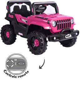 Carro Elétrico Infantil Jipe Off-road 12v Rosa – Zippy Toys