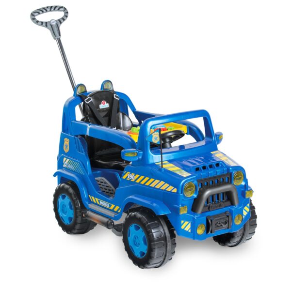Carrinho de Passeio Infantil com Pedal – Diipi Policia – Calesita 1019-site