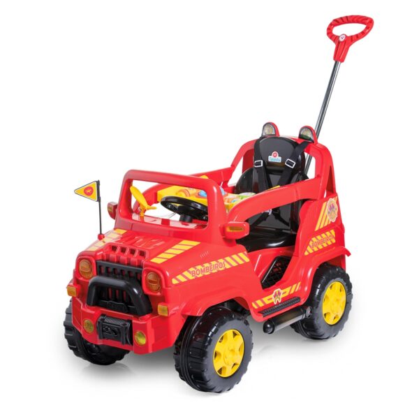Carrinho de Passeio Infantil com Pedal – Diipi Bombeiro – Calesita 1020-site