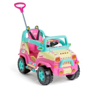 Carrinho de Passeio Infantil com Pedal – Diipi Rainbow – Calesita 1026-site