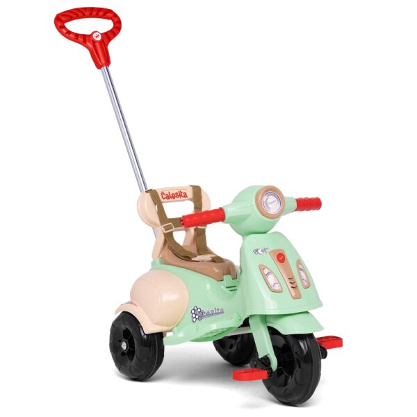 Triciclo Vespita Capri Calesita 1068 com empurrador com cinto de segurança-site