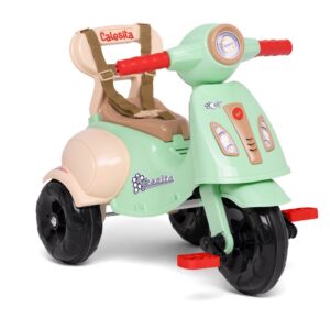 Triciclo Vespita Capri Calesita 1068 com empurrador com cinto de segurança-site