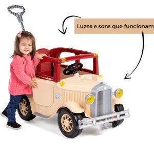 Carrinho De Passeio Calhambek Classic Com Empurrador E Pedal Calesita