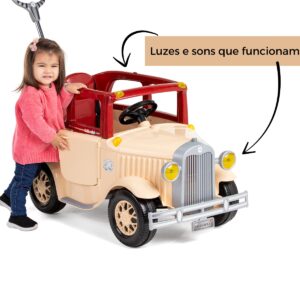 Carrinho De Passeio Calhambek Classic Com Empurrador E Pedal Calesita