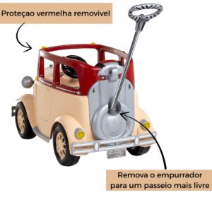 Carrinho De Passeio Calhambek Classic Com Empurrador E Pedal Calesita