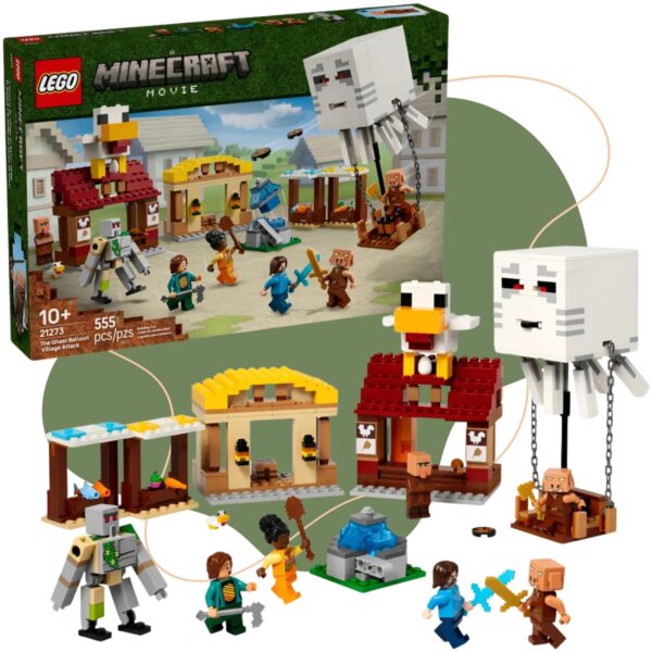 Lego Minecraft 21273 – O Ataque a Aldeira do Balao Ghast