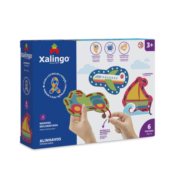Brinquedo Infantil Alinhavos Transportes Xalingo – 12321