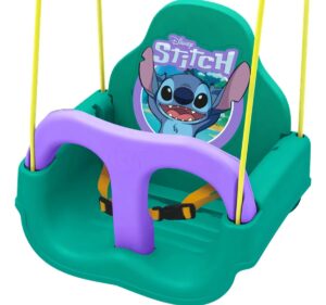 Balanço Infantil Com Encosto E Cinto Disney Stitch Xalingo 12243